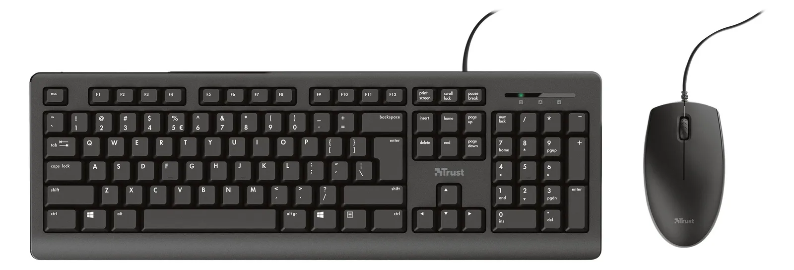 Trust Primo - Tastatur-und-Maus-Set - USB - TL: Deutsch, QWERTZ, Ansicht 4