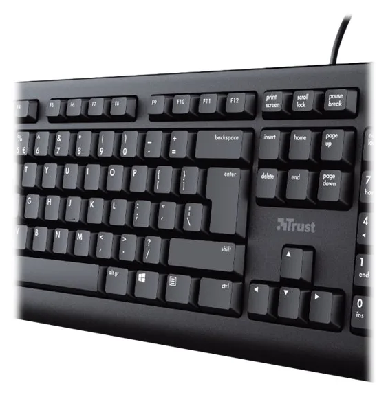 Trust TKM-250 - Tastatur-und-Maus-Set - USB - TL: Deutsch, QWERTZ, Ansicht 4