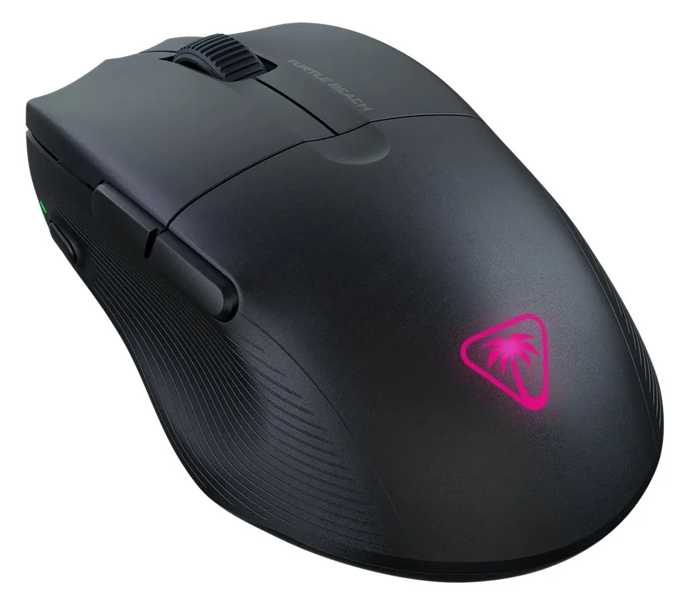 Turtle Beach Pure Air - Maus - ergonomisch - optisch - kabellos, kabelgebunden - Bluetooth, 2.4 GHz, USB-C - Schwarz, Ansicht 5
