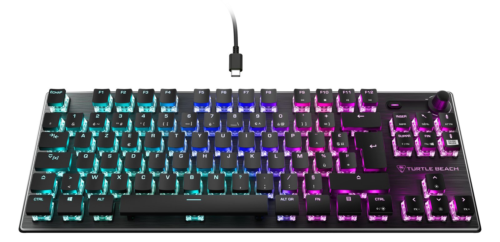 Turtle Beach Vulcan TKL AIMO Gaming-Tastatur Red Switch - Tastatur - TL: Deutsch, QWERTZ