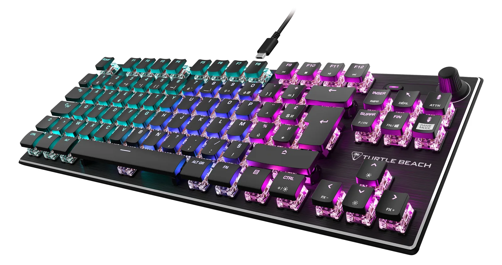 Turtle Beach Vulcan TKL AIMO Gaming-Tastatur Red Switch - Tastatur - TL: Deutsch, QWERTZ, Ansicht 2
