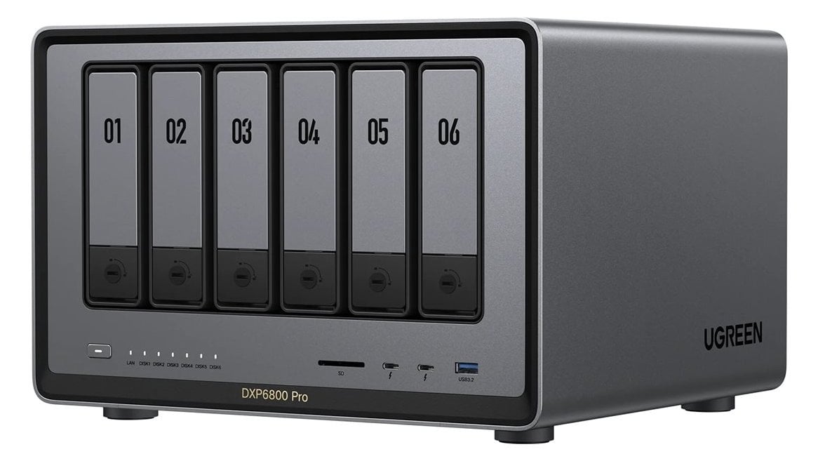 Ugreen NASync DXP6800 Pro NAS System 6-Bay - Storage Server - Storage Server - NAS