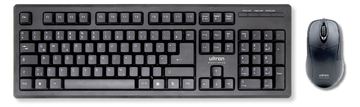 Ultron UMC-200 - Tastatur-und-Maus-Set - USB - TL: Deutsch, QWERTZ von LumaTech