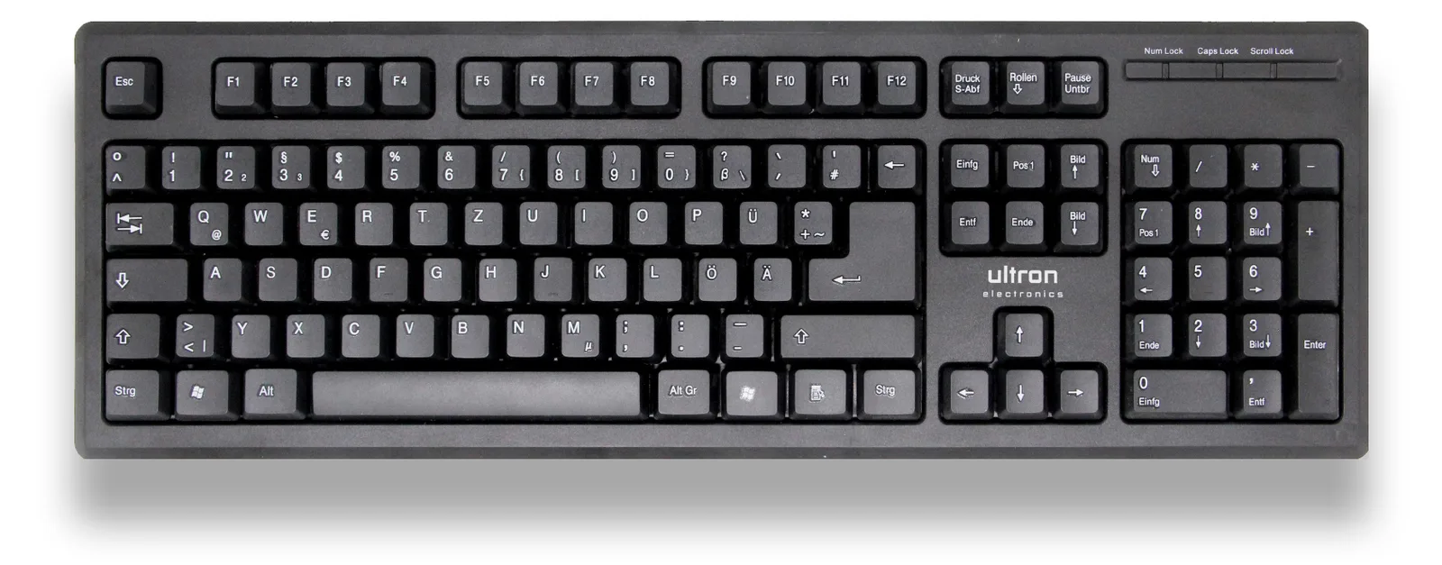 Ultron UMC-200 - Tastatur-und-Maus-Set - USB - TL: Deutsch, QWERTZ, Ansicht 2