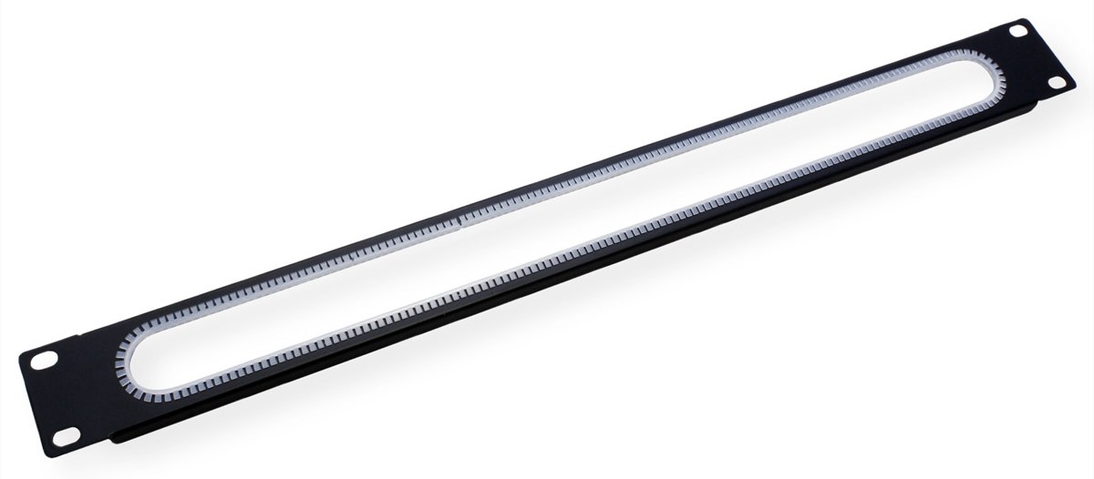VALUE 19'' Kabeldurchführungsplatte Kantenschutz Stahl von LumaTech