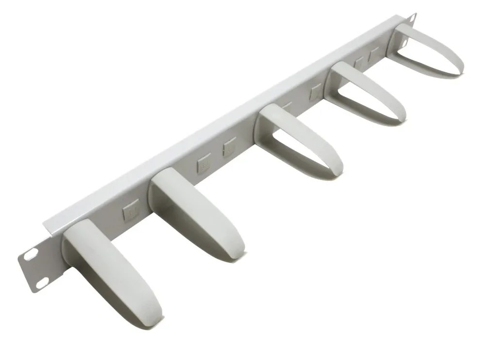 VALUE 19 Cable Management plate - Kabelführungsplatte für Schaltschrank - Grau - 1U - 25.4/48.3 cm (10/19), Ansicht 3