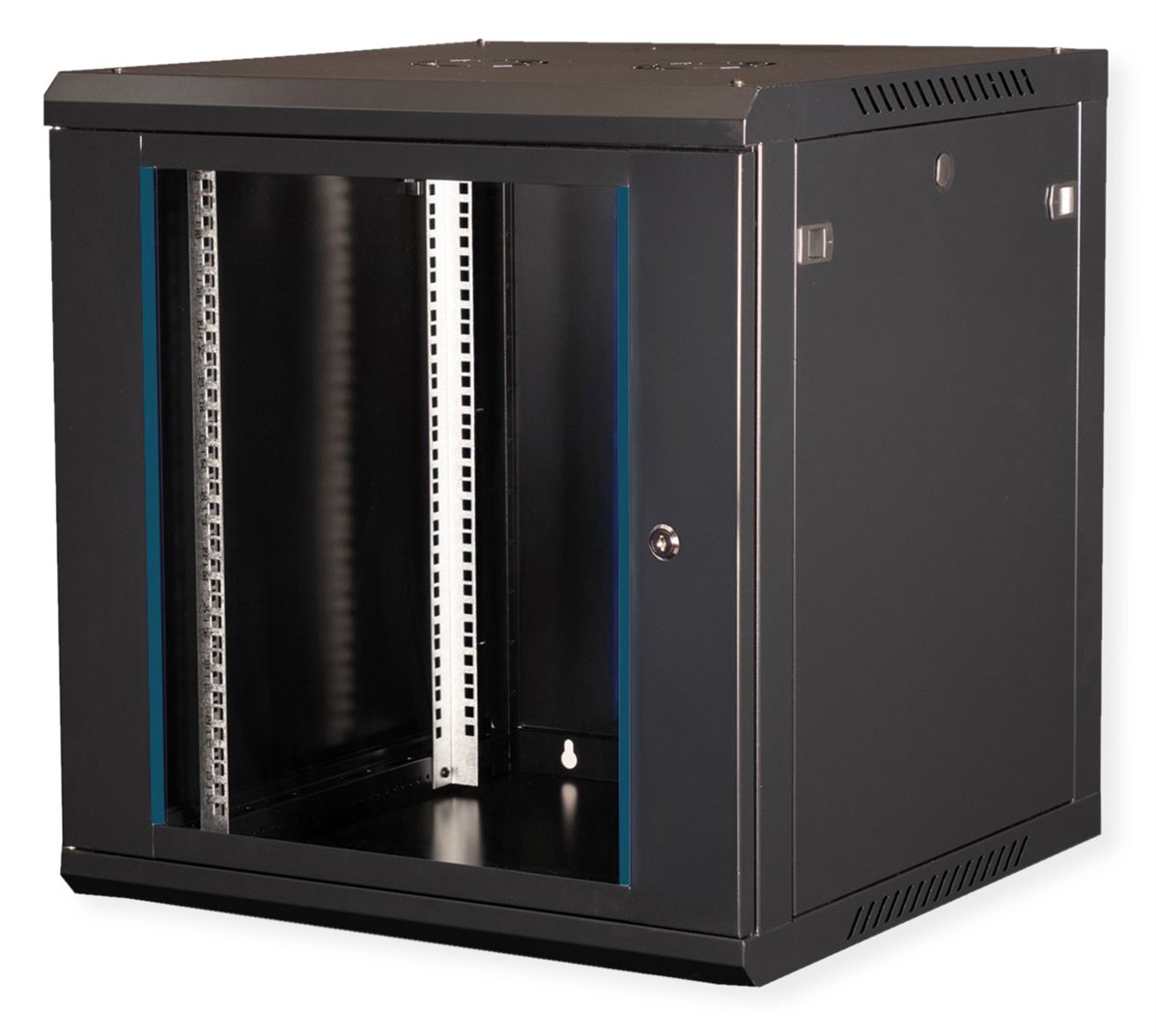 VALUE 19-Zoll Wandgehäuse 600x600mm schwarz Bausatz - Wandgehäuse von LumaTech