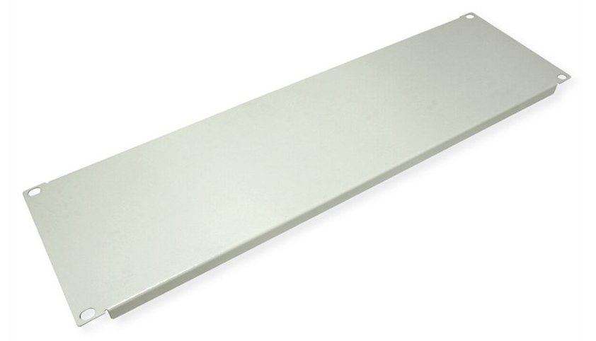 VALUE Blindabdeckung - Hellgrau, RAL 7035 - 3U - 48.3 cm (19) von LumaTech