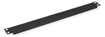 VALUE Blindabdeckung - Schwarz, RAL 9005 - 1U - 48.3 cm (19) von LumaTech
