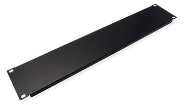 VALUE Blindabdeckung - Schwarz, RAL 9005 - 2U - 48.3 cm (19) von LumaTech