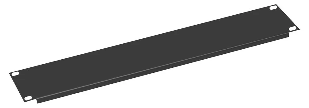 VALUE Blindabdeckung - Schwarz, RAL 9005 - 2U - 48.3 cm (19), Ansicht 2
