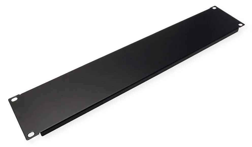 VALUE Blindabdeckung - Schwarz, RAL 9005 - 2U - 48.3 cm (19), Ansicht 4