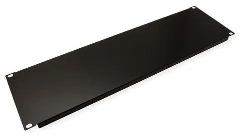 VALUE Blindabdeckung - Schwarz, RAL 9005 - 3U - 48.3 cm (19), Ansicht 4