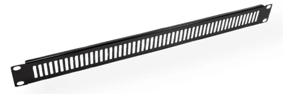 VALUE Blindabdeckung - Vorderseite - Schwarz, RAL 9005 - 1U - 48.3 cm (19), Ansicht 2