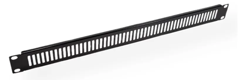 VALUE Blindabdeckung - Vorderseite - Schwarz, RAL 9005 - 1U - 48.3 cm (19), Ansicht 3