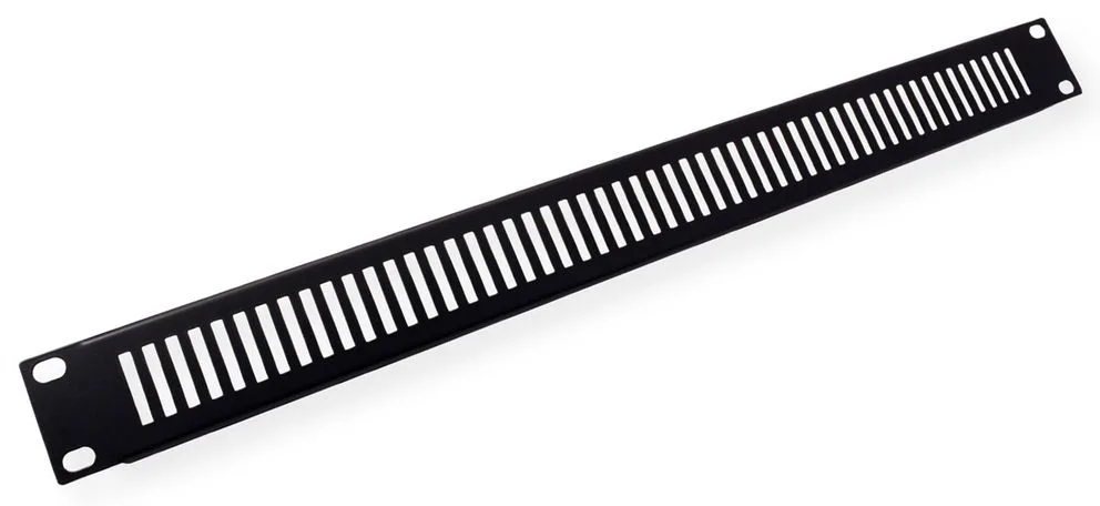 VALUE Blindabdeckung - Vorderseite - Schwarz, RAL 9005 - 1U - 48.3 cm (19), Ansicht 4