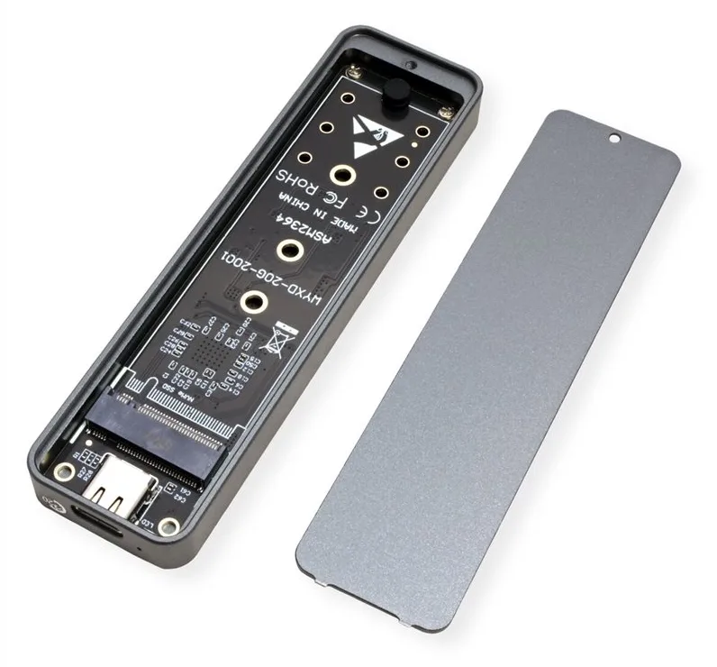 VALUE Externe SSD-Box USB3.2 Gen2x2 Typ C NVME, Ansicht 4