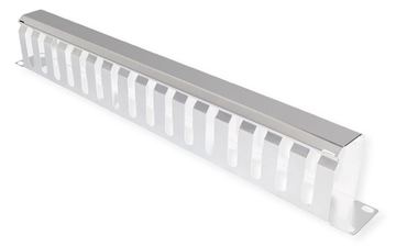 VALUE Kabelmanagement - Vorderseite - Hellgrau, RAL 7035 - 1U - 48.3 cm (19) von LumaTech