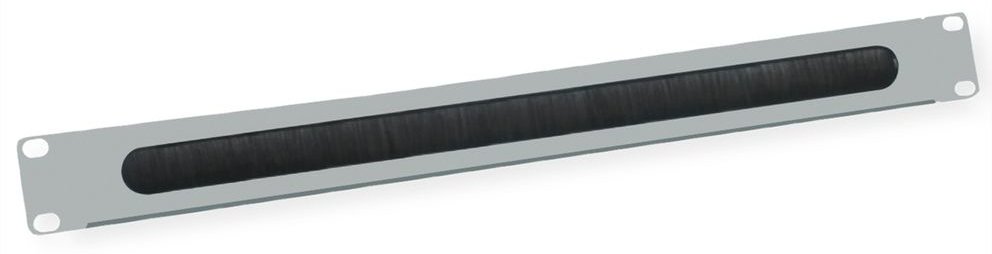 VALUE Rack-Blende mit Bürste für Kabeldurchführung - Hellgrau, RAL 7035 - 1U - 48.3 cm (19) von LumaTech