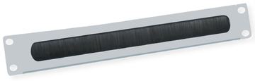 VALUE Rack-Blende mit Bürste für Kabeldurchführung - Hellgrau, RAL 7035 - 2U - 48.3 cm (19) von LumaTech