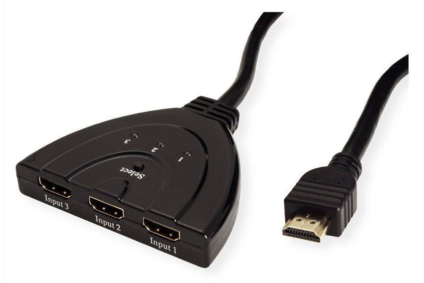 VALUE Rotronic Value - Video/Audio-Schalter - 3 x HDMI