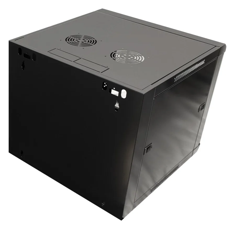 VALUE Secomp VALUE - Schrank - geeignet für Wandmontage - Schwarz - 6U - 48.3 cm (19), Ansicht 3
