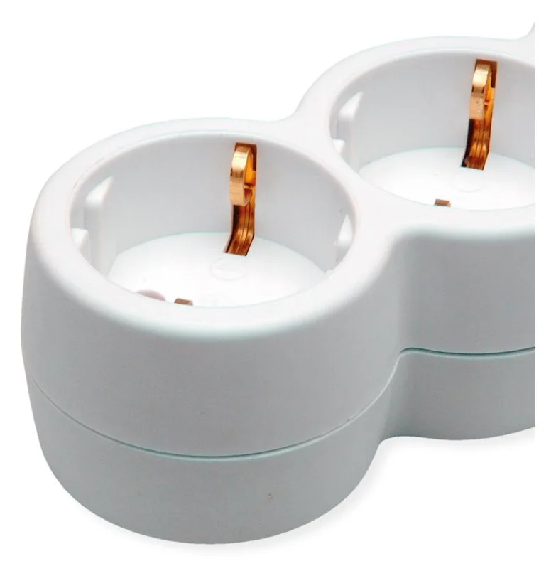 VALUE Steckdosenleiste lang/rund+Sw. weiss 6x CEE 7/7 1.5m - Steckdosenleiste, Ansicht 2