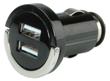 VALUE USB Charger - Auto-Netzteil - 10 Watt - 2.1 A - 2 Ausgabeanschlussstellen (USB) von LumaTech