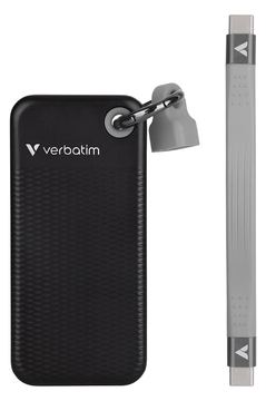Verbatim Pocket - SSD - 1 TB - Schlüsselanhänger mit Kabelbefestigung - extern (tragbar) - Schwarz von LumaTech