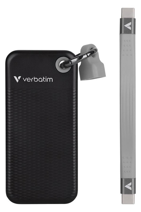 Verbatim Pocket - SSD - 1 TB - Schlüsselanhänger mit Kabelbefestigung - extern (tragbar)