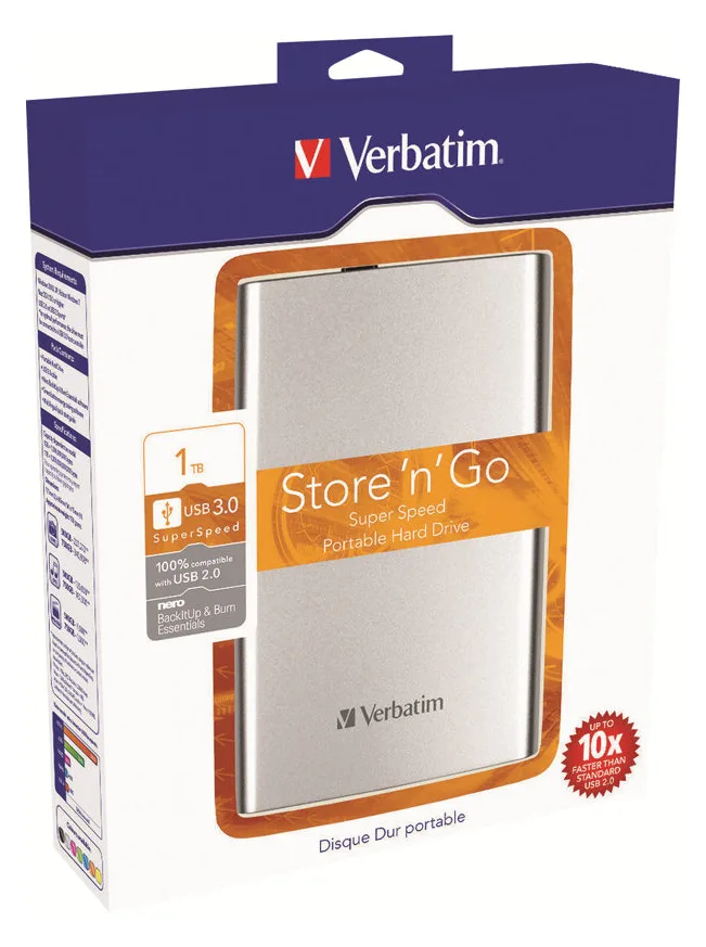 Verbatim Store 'n' Go Portable - Festplatte - 1 TB, Ansicht 3