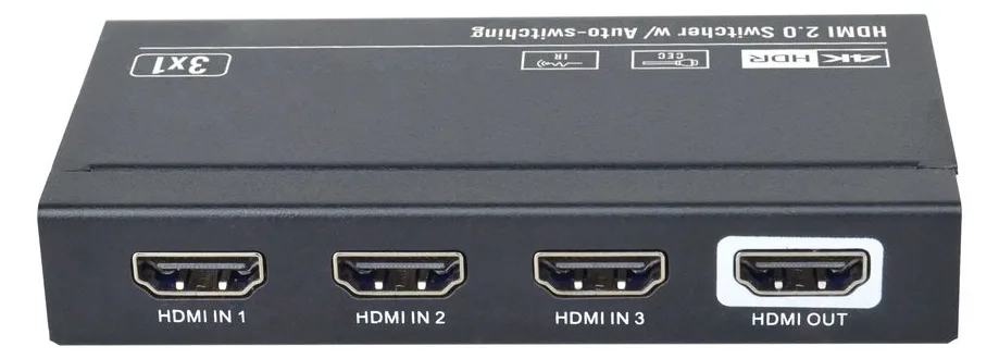 VivoLink HDMI switcher 3x1 8Ka60Hz with CEC and IR, Ansicht 2