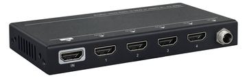 VivoLink VLHDMISP1X4 - HDMI - 4x HDMI - 1.4/2.0 - 3840 x 2160 Pixel - Schwarz - Metall von LumaTech