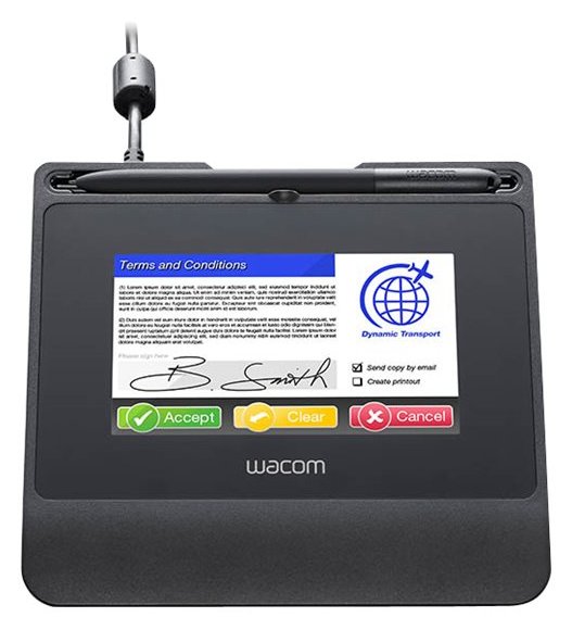 Wacom STU-540 - Unterschriften-Terminal mit LCD Anzeige von LumaTech