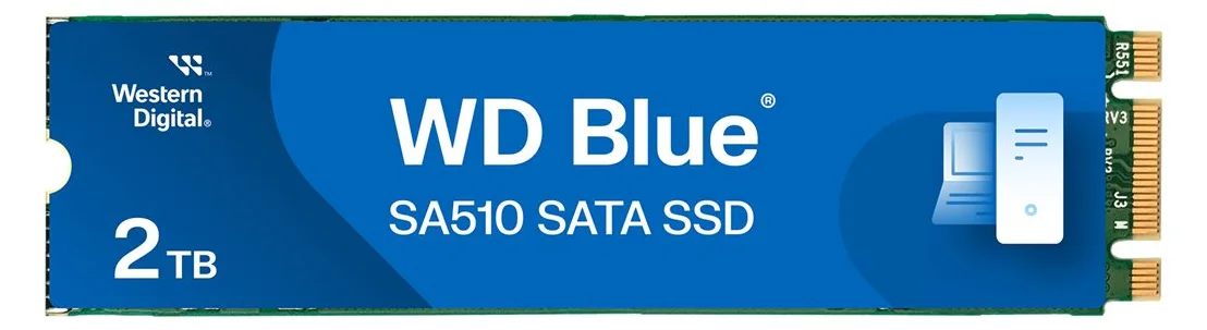 WD Blue SA510 - SSD - 2 TB - intern - M.2 2280, Ansicht 3