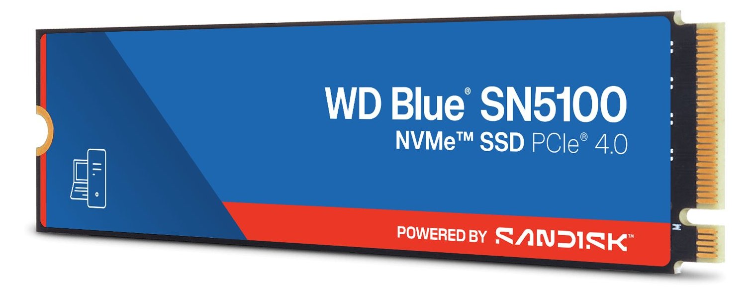 WD Blue SN5100 - SSD - 2 TB - intern - M.2 2280 - PCIe 4.0 (NVMe)