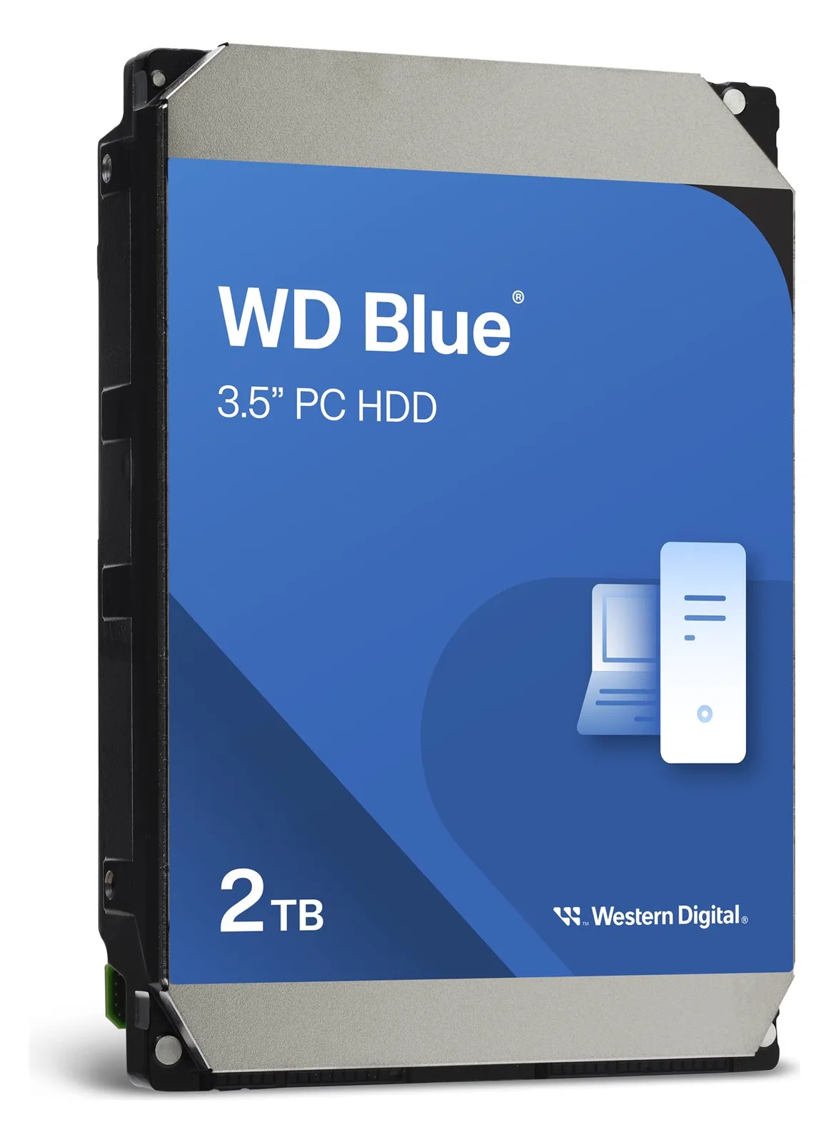 WD Blue WD20EARZ - Festplatte - 2 TB - intern - 3.5 (8.9 cm), Ansicht 3