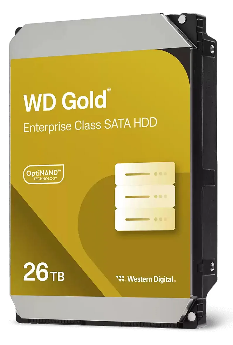 WD Gold 26TB SATA 512MB 3.5 6GBs - Festplatte - Serial ATA, Ansicht 2