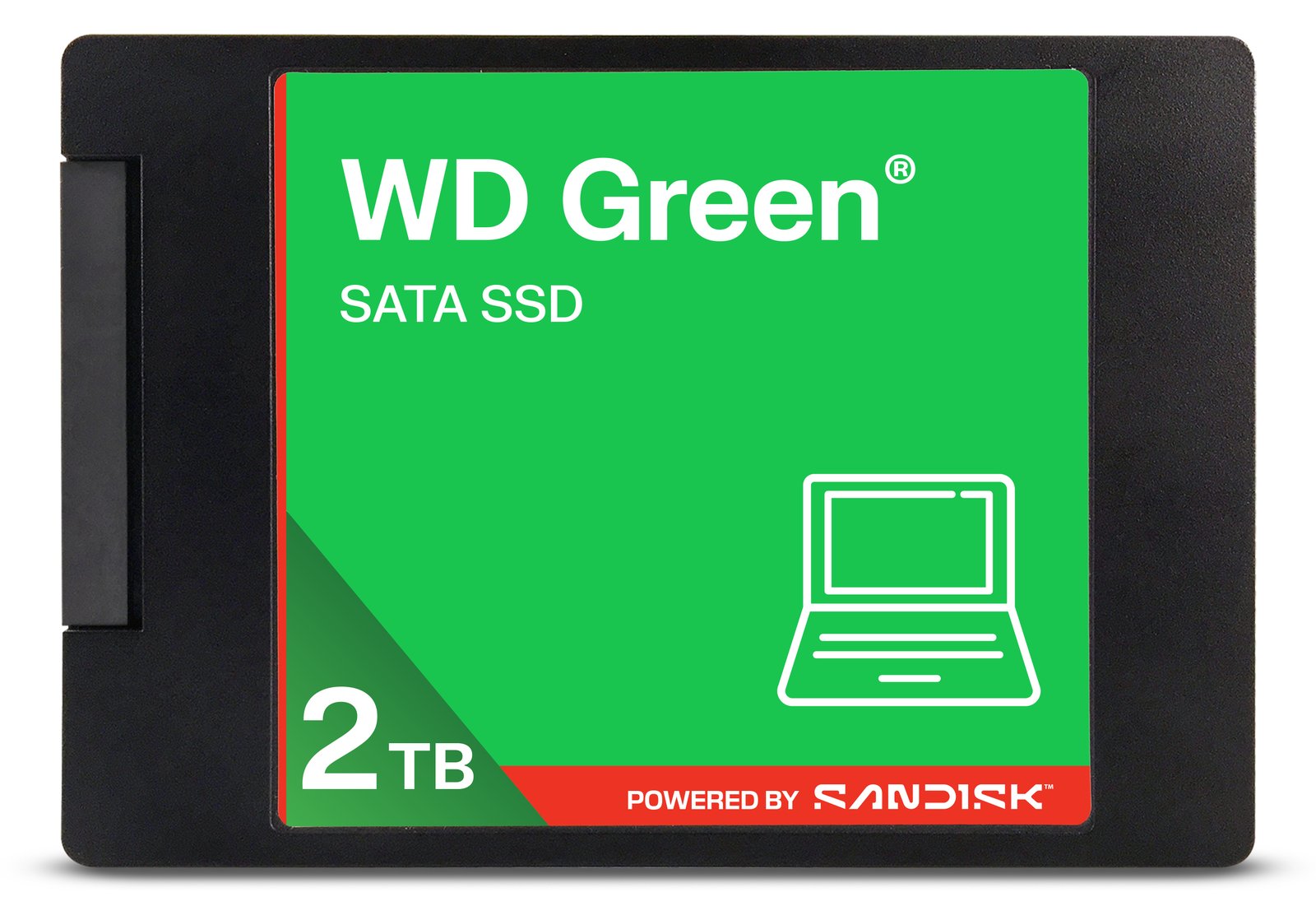 WD Green - SSD - 2 TB - cased - intern - 2.5 (6.4 cm)