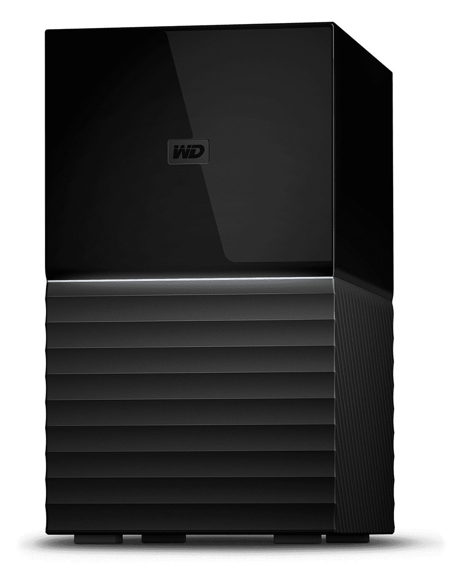 WD My Book Duo WDBFBE0280JBK - Festplatten-Array - 28 TB - 2 Schächte - HDD 14 TB x 2 - USB 3.1 Gen 1 (extern)