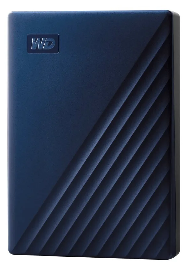 WD My Passport for Mac WDBA2F0040BBL - Festplatte - verschlüsselt - 4 TB - extern (tragbar), Ansicht 3