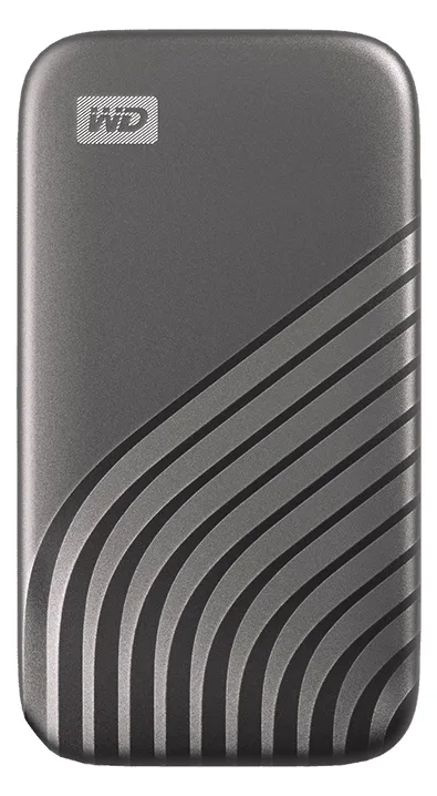 WD My Passport SSD WDBAGF0020BGY - SSD - verschlüsselt - 2 TB - extern (tragbar), Ansicht 2
