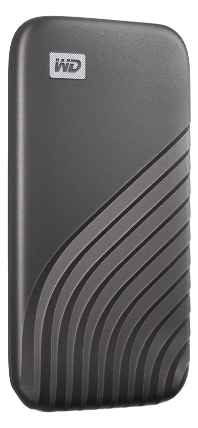 WD My Passport SSD WDBAGF0040BGY - SSD - verschlüsselt - 4 TB - extern (tragbar), Ansicht 3