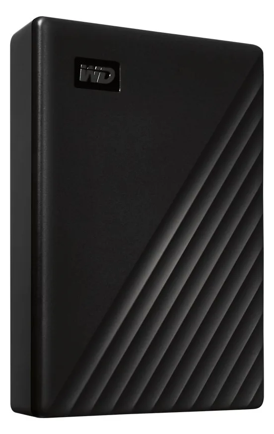 WD My Passport WDBPKJ0040BBK - Festplatte - verschlüsselt - 4 TB - extern (tragbar), Ansicht 3