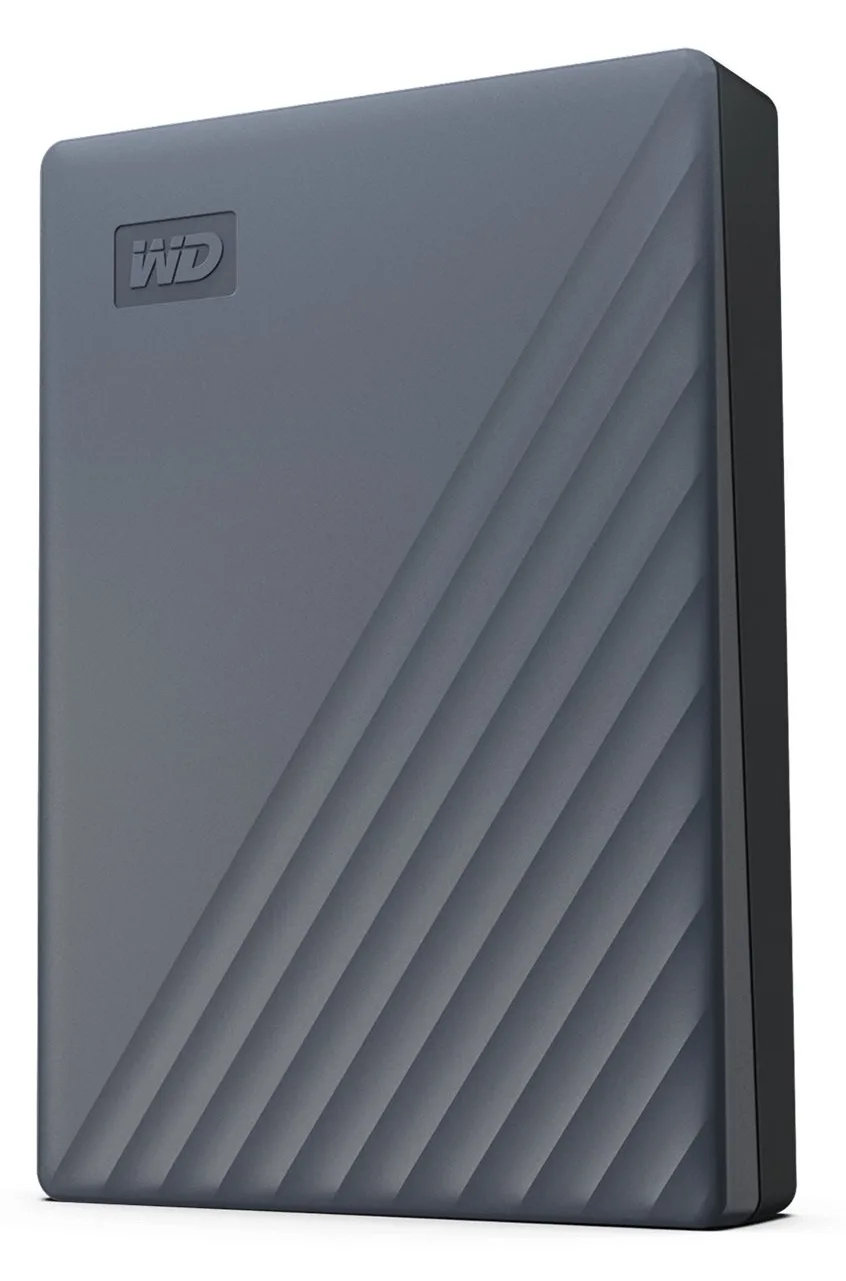 WD My Passport WDBRMD0050BGY-WESN - Festplatte - verschlüsselt - 5 TB - extern (tragbar), Ansicht 4