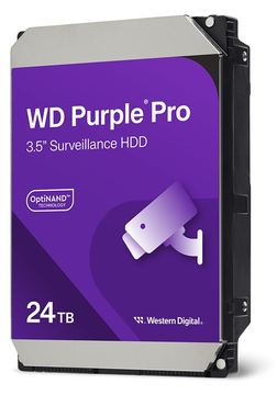 WD Purple Pro WD241PURP - Festplatte - 24 TB - Videoüberwachung, Smart Video - intern - 3.5 (8.9 cm) von LumaTech