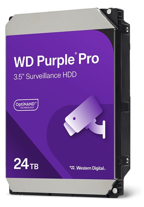 WD Purple Pro WD241PURP - Festplatte - 24 TB - Videoüberwachung, Smart Video - intern - 3.5 (8.9 cm)