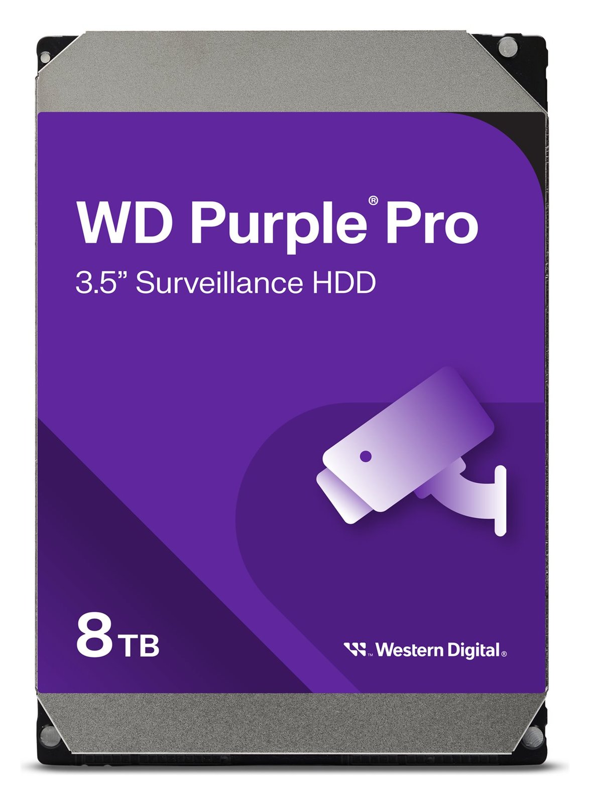 WD Purple Pro WD8002PURP - Festplatte - 8 TB - Videoüberwachung, Smart Video - intern - 3.5 (8.9 cm)