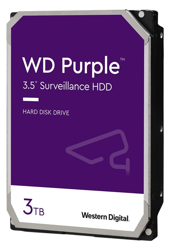 WD Purple Surveillance Hard Drive WD30PURZ - Festplatte - 3 TB - intern - 3.5 (8.9 cm)