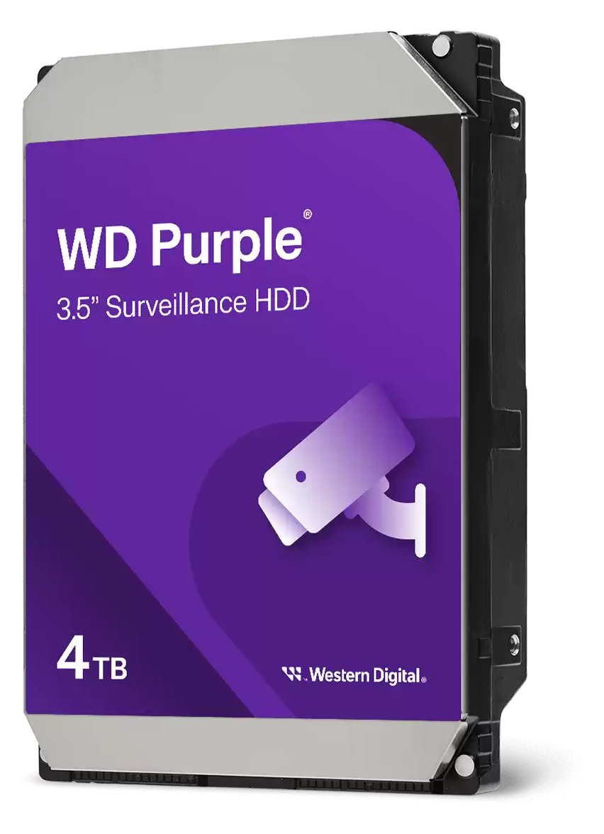 WD Purple Surveillance WD44PURZ - Festplatte - 4 TB - intern - 3.5 (8.9 cm)